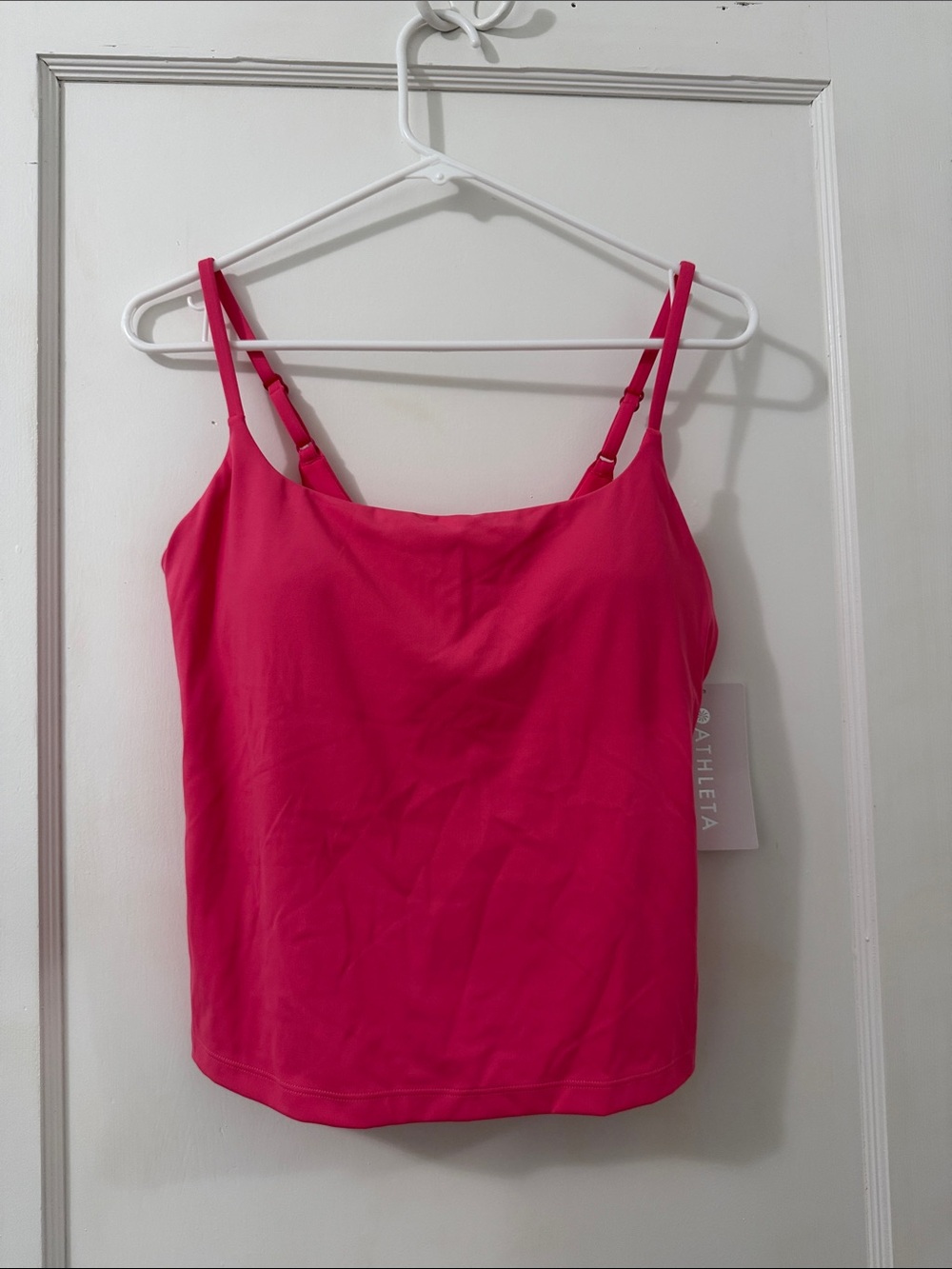 Athleta Hot Pink scoop tankini